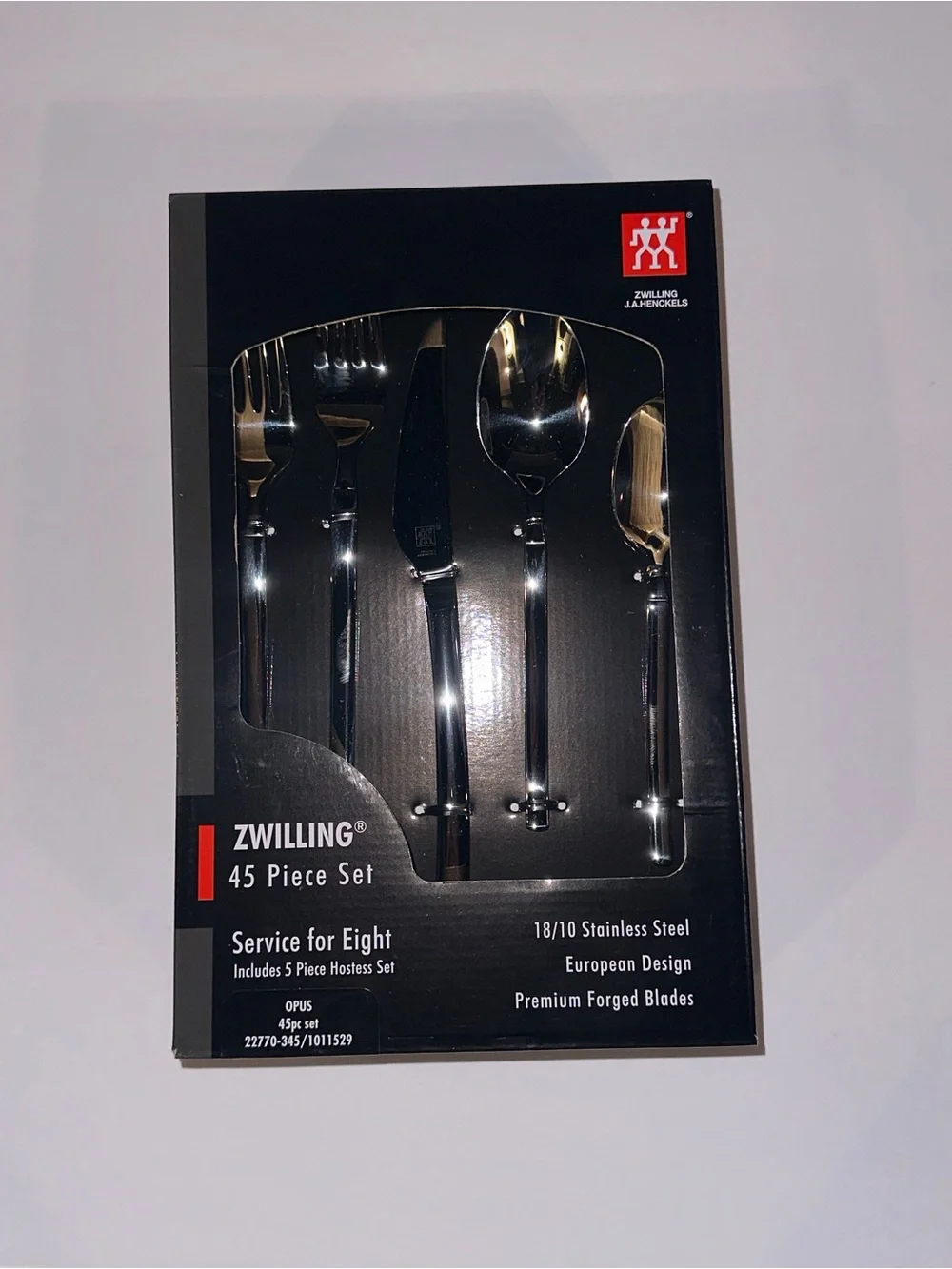 Zwilling J.A. Henckels Opus 45 Pc Flatware Set Service for 8 NEW IN BOX